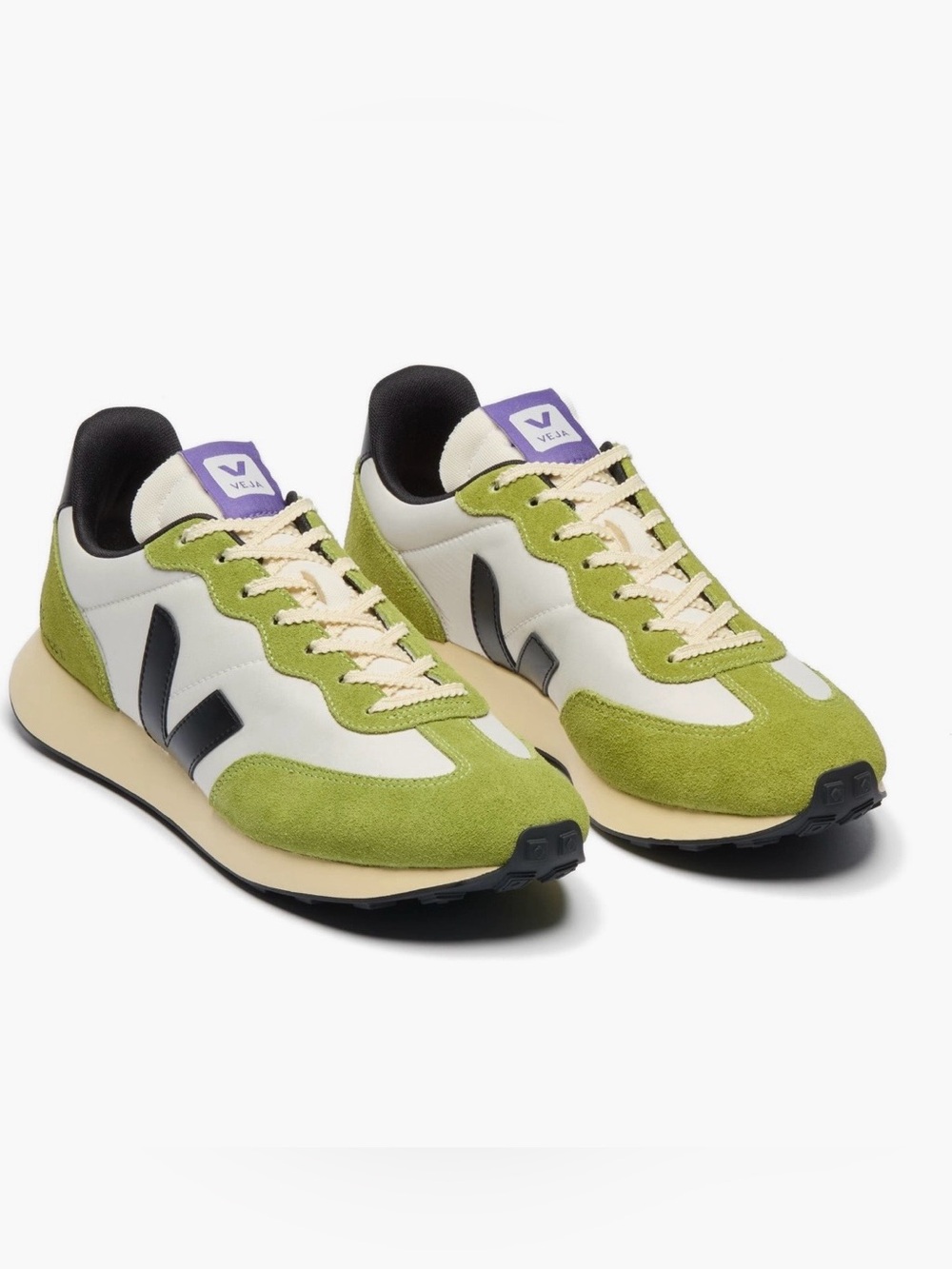 NIB. Veja Women’s Rio Branco II Alveomesh Sneaker, Natural Black Detox, US7/EU38